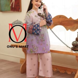 Digital Print Dress for Girls – Soft, Comfortable & Trendy