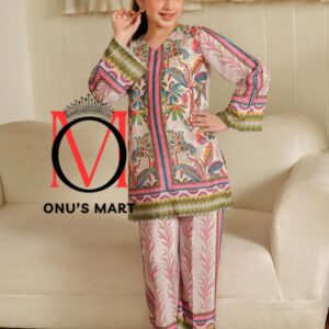 Digital Print Dress for Girls – Soft, Comfortable & Trendy 03